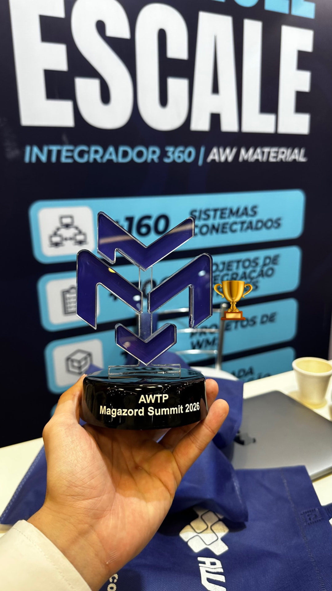 Troféu de reconhecimento profissional da Magazord